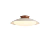 BKEKM Semi Flush Mount Ceiling Light Fixture Dimmable LED Close to Ceiling Light Modern Bowl Shape Ceiling Lamp Hallway Light Fixture(Wei)