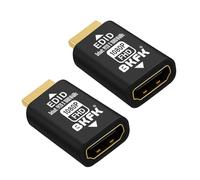 BKFK HDMI edid Emulator passthrough Display Adapter-Default Resolution-Dummy Plug Headless Ghost for HD MI Switches/Extender/AV Receiver/Video Splitters (1920X1080@60Hz-2P)