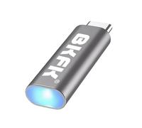 BKFK New Second-Generation Model USB-C Type-C 4K@60Hz Virtual Display Adapter DDC EDID Dummy Plug Headless Ghost Display Emulator 1920x1080p@60Hz (USB-)
