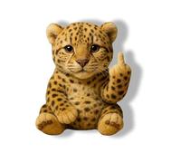 BKGBQAOW Cute Middle Finger Plush, Soft Plush Filling, Humorous Animal Tabletop Decorations, Messy And Funny Design, Emotional Support Gifts To Relieve Stress