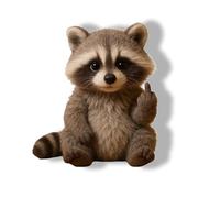 BKGBQAOW Cute Middle Finger Plush, Soft Plush Filling, Humorous Animal Tabletop Decorations, Messy And Funny Design, Emotional Support Gifts To Relieve Stress