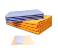 BKGBQAOW Miracle Shammy Bogof Cleaning Cloth, Highly Absorbent Reusable Cleaning Cloth With No Scratches On Any Surface, Chamomile Towel