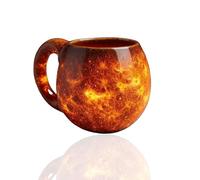 BKGBQAOW Planetary Mug, Novel Sun Earth Saturn Shape, Innovative and Unique, Resin Space Coffee Cup, Office and Home Decoration, Versatile, Bringing A Different Tactile Experience