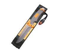 BKGDO High Carbon Steel Multi-Functional Outdoor Tool - Lightweight with Rubber Handle, Hand-Stitched Sheath, Perfect for Hunting, Climbing, Adventure, Rescue, Camping - Ideal Men's Gift (TYPE-B6)