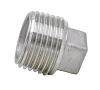 BKGWCSOR 1/2"" BSP Male Threaded Connection 304 Stainless Steel Pipe Fitting Countersunk Square Head Operating Pressure 2.5 Mpa