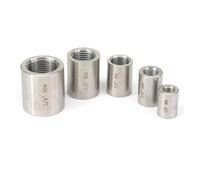 BKGWCSOR 1/8" 1/4" 3/8" 1/2" 3/4" 1" BSP M20*1.5mm Female 304 Stainless Steel Pipe Fittings Coupler Connectors Adapters 4284 PSI(1/8")