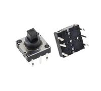 BKGWCSOR 100PCS DIP 5 Five way Switch Multi-direction Switch Touch Reset Key 10 * 10 * 10 MM Pin Multi Direction