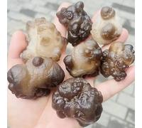 BKGWCSOR 1pc 30-60g Raw Panda Agate with Various Shapes Pictographic Stone for Room Decoration Collection