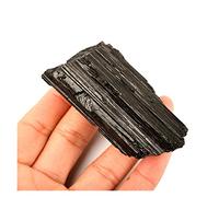 BKGWCSOR 1PC Rough Stone Black Tourmaline Crystal Quartz 50G-200G for Decoration (Color : 242g-260g 1pc)