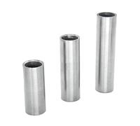 BKGWCSOR 3/8" Female Thread Long Nipple 304 Stainless Steel Pipe Fitting Connector (50mm)