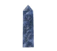 BKGWCSOR Blue Coral Single Pointed Column Crystal Obelisk Point Wand for