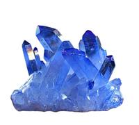 BKGWCSOR Blue Crystals, Crystal Cluster Geode Stone High Gift Ornaments,600g