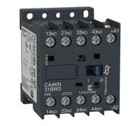 BKGWCSOR CA4KN31BW3 Control Relay, 3 NO + 1 NC, lt or eq to 690V, 24VDC Low Consumption Coil