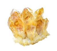 BKGWCSOR Citrine Cluster Crystal Yellow Decoration for Balance Home Office Decor,300~400g