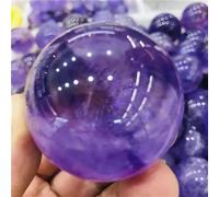 BKGWCSOR Crystal Amethyst Ball Stone Home Decoration Decor(4-5cm)