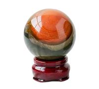 BKGWCSOR Crystal Ball Ocean Stone Sphere Divination Sculpture Figurine Feng Shui for, Home Decoration, Gift,6-7cm