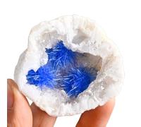 BKGWCSOR Crystal Blue Hair Ball Cave Moroccan Desktop Ornaments