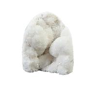 BKGWCSOR Crystal Cluster White Irregular Rock Gemstone Home Decor,500~600g