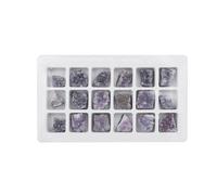 BKGWCSOR Decorative Ornaments Amethyst Cluster Crystal geode Irregular Rock Stone for Collection Gifts Home Decoration