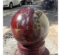 BKGWCSOR Dragon Bloodstone Crystal Ball Home Decor Stone Decor(600-700g)