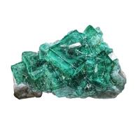BKGWCSOR Green Fluorite Crystal Cluster Irregular Raw Stone for Yoga,400~500g