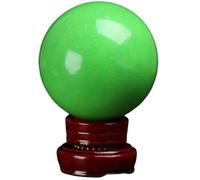 BKGWCSOR Night Pearl Luminous Quartz Crystal Sphere Ball Glow in The Dark Stones Polished Marble for Garden Path Patio Lawn for Divination Landscape Decoration,80mm