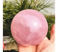 BKGWCSOR Rose Quartz Crystal Ball Polished Sphere Room Decor Souvenirs Stone Crafts Ornaments (Size : 300-390g)