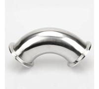 BKGWCSOR Stainless Steel Cast Pipe Fitting, 1PCS 3/4" 1”2” 19mm-63mm Pipe OD Tri Clamp Ferrule OD 90 Degree Elbow, Stainless Steel 304 Pipe Fitting(45mm x Ferrule 64)