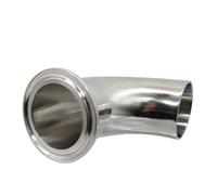 BKGWCSOR Stainless Steel Cast Pipe Fitting, 1pcs Stainless Steel 90 Degree Elbow, 3/4" 1.5" 4" 19Mm-108Mm OD Tri Clamp Ferrule Welded Elbow Pipe Fitting (Sus316l,19mm Ferrule 50.5)