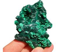 BKGWCSOR Stone Acicular Malachite Cluster Quartz Crystal Restoration Home Office Decorative Gem 1pc(50-100g)