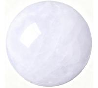 BKGWCSOR White Calcite Crystal Ball Sphere Clear Quartz Gemstone Ornament Teller Mystical, Home Decoration Fengshui Balls Photography Props30-120mm,40mm