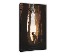 BKHJSASU Cliff Sunset Labrador Retriever (4) Canvas Poster Wall Art Decor Print Picture Paintings for Living Room Bedroom Decoration 20x30inch(50x75cm)