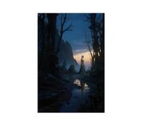 BKHJSASU Freya of The Cliff (1) Canvas Poster Bedroom Decor Landscape Office Room Decor Gift 12x18inch(30x45cm)