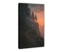 BKHJSASU Freya of The Cliff (2) Canvas Poster Wall Art Decor Print Picture Paintings for Living Room Bedroom Decoration 08x12inch(20x30cm)