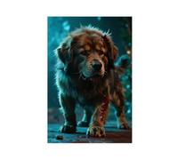 BKHJSASU Gothic Tibetan Mastiff (2) Canvas Poster Wall Art Decor Print Picture Paintings for Living Room Bedroom Decoration 12x18inch(30x45cm)