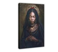 BKHJSASU Haiti's Ézélie Dantour Mansour Poster Canvas Poster Wall Art Decor Print Picture Paintings for Living Room Bedroom Decoration 08x12inch(20x30cm)
