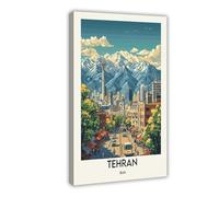BKHJSASU Iran Print Iran Poster Canvas Poster Bedroom Decor Landscape Office Room Decor Gift 24x36inch(60x90cm)