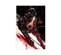 BKHJSASU Metal Chinese Rural Dog Canvas Poster Wall Art Decor Print Picture Paintings for Living Room Bedroom Decoration 08x12inch(20x30cm)