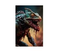 BKHJSASU Mutant Terror Lizard (3) Canvas Poster Wall Art Decor Print Picture Paintings for Living Room Bedroom Decoration 08x12inch(20x30cm)