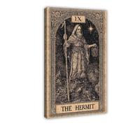 BKHJSASU Mysterious Hermit Poster Canvas Poster Wall Art Decor Print Picture Paintings for Living Room Bedroom Decoration 20x30inch(50x75cm)