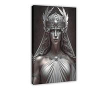 BKHJSASU Tike, Greek Goddess of Justice Poster Canvas Poster Wall Art Decor Print Picture Paintings for Living Room Bedroom Decoration 16x24inch(40x60cm)