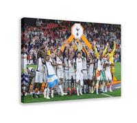 BKHJSASU UEFA Europa League Tottenham Hotspur Poster Canvas Poster Bedroom Decor Landscape Office Room Decor Gift 12x18inch(30x45cm)