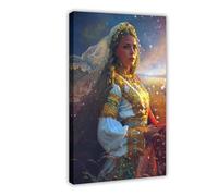 BKHJSASU Zbyněk Zvlaslav Goddess of Life Poster Canvas Poster Wall Art Decor Print Picture Paintings for Living Room Bedroom Decoration 08x12inch(20x30cm)