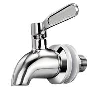 Bkinpid SLT01-S Stainless Steel Spigot, Faster Flow Rate Replacement for Beverage Dispenser, Water Filter Tap for Sun Tea Glass Jar Container