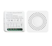 Bkiyougo 16A Zigbee Smart Light Switchs, 1 Way Light Switchs, Compatible with Alexa, SmartThings Hub and Google Home, Tuya ZigBee 3.0 Gateway Hub Required, Neutral Wire Required (1 Pack)