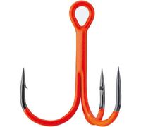 BKK Freshwater Fishing Orange UV Coated Treble Lure Hook SPEAR-21 UVO
