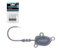 BKK Harpax Offshore Jig Head Hook | 2.4 to 4 oz | Bright Pewter Coated | Needle Tip