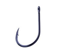 BKK Hooks OCTOPUS BEAK Straight Eye (Black, 6/0)