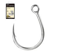 BKK LONEDIABLO Single Lure Hook | 3-Pack | 5X | Saltwater Ultra-Antirust Coating | Hand Ground Point | Popping Trolling Stickbaits