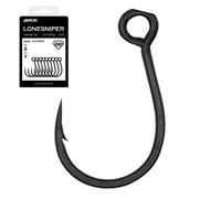 BKK LONESNIPER Single Lure Hook | #2 | 8-Pack | 2X | Saltwater Super Slide Coating | Needle Point | Popping Trolling Stickbaits